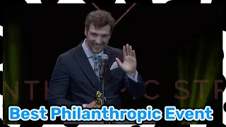 Connor Wins for The Best Philanthropic Stream Event in The Streamer Award