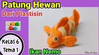 Cara Membuat Ikan Nemo Dari Plastisin || Cara Membuat Patung Hewan Dari Plastisin