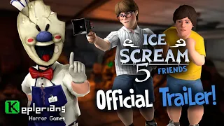 ICE SCREAM 5: FRIENDS | OFFICIAL TRAILER + FIRST GAMEPLAY! REACTION