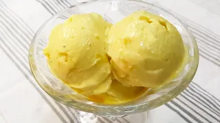 Sorvete CREMOSO com 2 INGREDIENTES - SEM AÇÚCAR, Sem Leite, Fácil e Delicioso!