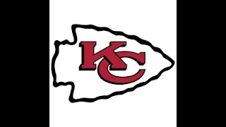 how to draw the Kansas City Chiefs Logo NFL Football