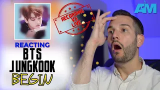 VOCAL COACH reacts to BEGIN by Jungkook from BTS