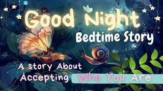 Toddler bedtime stories| triumph of a snail: you are special | Goodnight garden with soft music🌜
