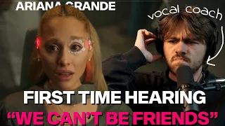 Vocal Coach Reacts to Ariana Grande's "we can't be friends (wait for your love)"