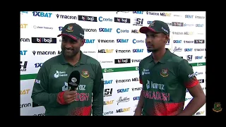 Prize Giving presentation  Bangladesh vs Ireland