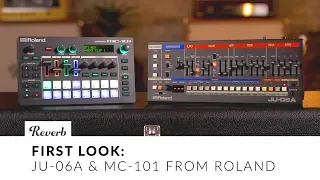 The Roland Boutique JU-06A & the MC-101: A First Look | Reverb