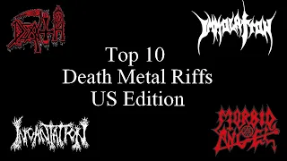 Top 10 US Death metal Riffs