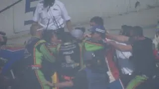 Stewart and Logano fight at Auto Club!!
