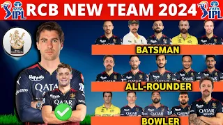 IPL 2024 - Royal Challengers Bangalore Full Squad | RCB Team New Players List 2024 | RCB Team 2024