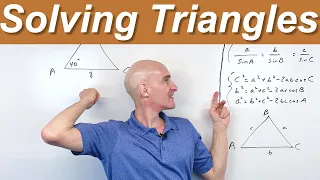 Solving Triangles Using Law of Sines and Law of Cosines