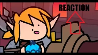 Something About Zelda Breath of the Wild ANIMATED SPEEDRUN ❤️❤️🖤 ANY% 04:11 (no amiibo) WR Reaction