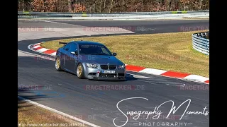 💥🔥 BMW M140i Custom Racetec vs M3 Schirmer GT V8 - Fun lap Nurburgring Nordschleife BTG E92 ⚔️