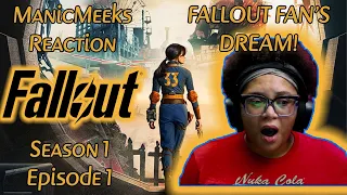 Fallout Season 1 Episode 1 Reaction! | A VIDEO GAME ADAPTION DREAM COME TRUE! FALLOUT FAN APPROVED!