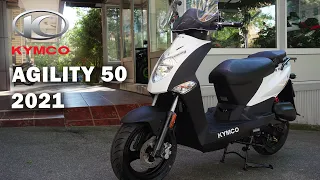 KYMCO Agility 50 2021 Walkaround, Starting Sound, All Details