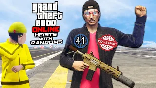 This Rank 40 "EXPERT" is HILARIOUS | GTA Online Heists With Randoms Ep. 16