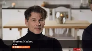 A-HA MORTEN HARKET MAGNE FURUHOLMEN INTERVIEW NOVEMBER 2ND 2022 UK BREAKFAST TV BBC