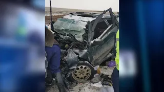 16.11.22. 4 человека погибли в аварии на автодороге Астана – Петропавловск