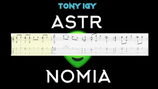 How to play "Tony Igy - Astronomia" on guitar (Tabs) Fingerstyle