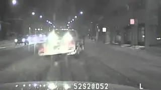 Dashboard video of officer's snowplow death