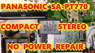 PANASONIC SA-PT770 HOME THEATER SYSTEM NO POWER REPAIR STR-X6729