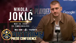 Nikola Jokić Full Post Game Six Press Conference vs. Timberwolves 🎙