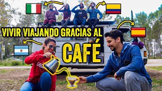 Financian su VIAJE EN FURGO con CAFÉ 🚐 Van Life | Furgo en ruta T6-E4