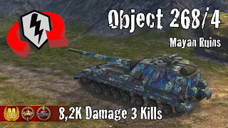 Object 268 Version 4  |  8,2K Damage 3 Kills  |  WoT Blitz Replays