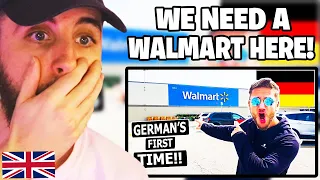 Brit Reacts to European Goes To Walmart For The First Time!