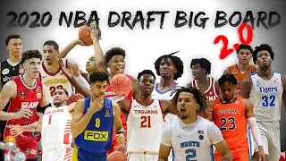 2020 NBA Draft Big Board 2.0 | Pre-Draft Lottery!