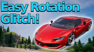 How To Fly With The Ferrari In Fortnite! (NEW ROTATION GLITCH!)