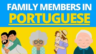 Family Members In Portuguese Slow and Easy| With Beginner and Intermediate Phrases