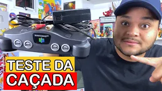TESTE DA CAÇADA | Nintendo 64 da FEIRA DO ROLO