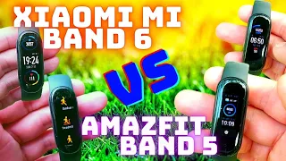 Ultimate Comparison of Xiaomi Mi Band 6 vs Amazfit Band 5 | Review and Comparison | Alexa vs Display