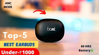 Top 5 Best⚡ Earbuds Under ₹1000 | Best TWS Earbuds Under ₹1500 🔥| [LATEST] 5 Premium TWS Under ₹1000