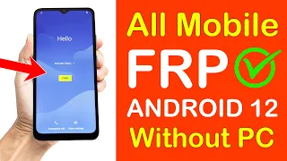 ANDROID 12:- All Mobile Phones FRP UNLOCK (without pc) | Android 12 Go Edition💥New Method