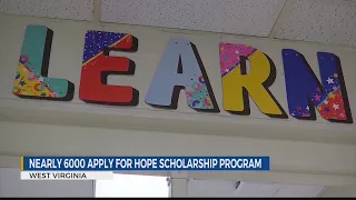 Nearly 6000 apply for Hope Scholarship program