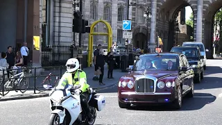 A chance encouter with Royalty - The Queen & Prince Philip driving through London back in 2017