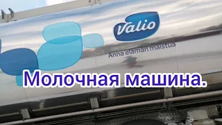 Как забираю молоко. Работа в Финляндии на ферме. Working in Finland on a farm. Dairy car