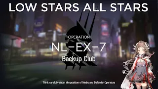 Arknights NL-EX-7 Guide Low Stars All Stars