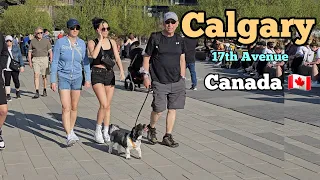 Calgary Canada | Calgary famous 17th Avenue on Friday 2024 #canada #alberta #calgary