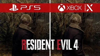 Resident Evil 4 Remake Comparison - PS4 vs. PS4 Pro vs. PS5 vs. Xbox Series X vs. Xbox Series S