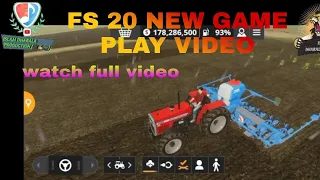 new game play video in FS 20 MF 398 #fs20 #gameplay