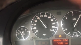 BMW 525tds e39 (143hp) 0-100 km/h acceleration