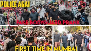 FAKE BODYGUARD PRANK IN MOST CROWDED MARKET IN INDIA(MUMBAI) EPIC PUBLIC REACTION  l