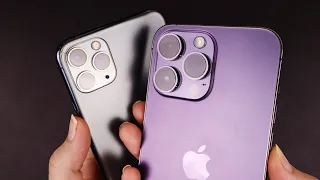 ПЕРВЫЙ PRO АЙФОН против ПОСЛЕДНЕГО - iPhone 11 PRO MAX vs iPhone 14 PRO MAX Сравнение