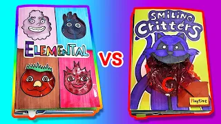 Poppy Playtime Chapter 3🐱🧼 VS Elemental Game Book💧🔥