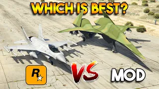 GTA 5 LAZER VS MODDER LAZER JET(ROCKSTAR GAMES VS MODDER)