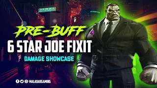 Pre-Buff 6 Star Joe Fixit Damage Showcase - MCOC