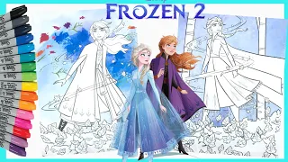 Mewarnai ELSA FROZEN 2 Coloring Book Pages