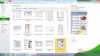 Demo lecție Excel 2010 - Crearea unui registru de calcul nou